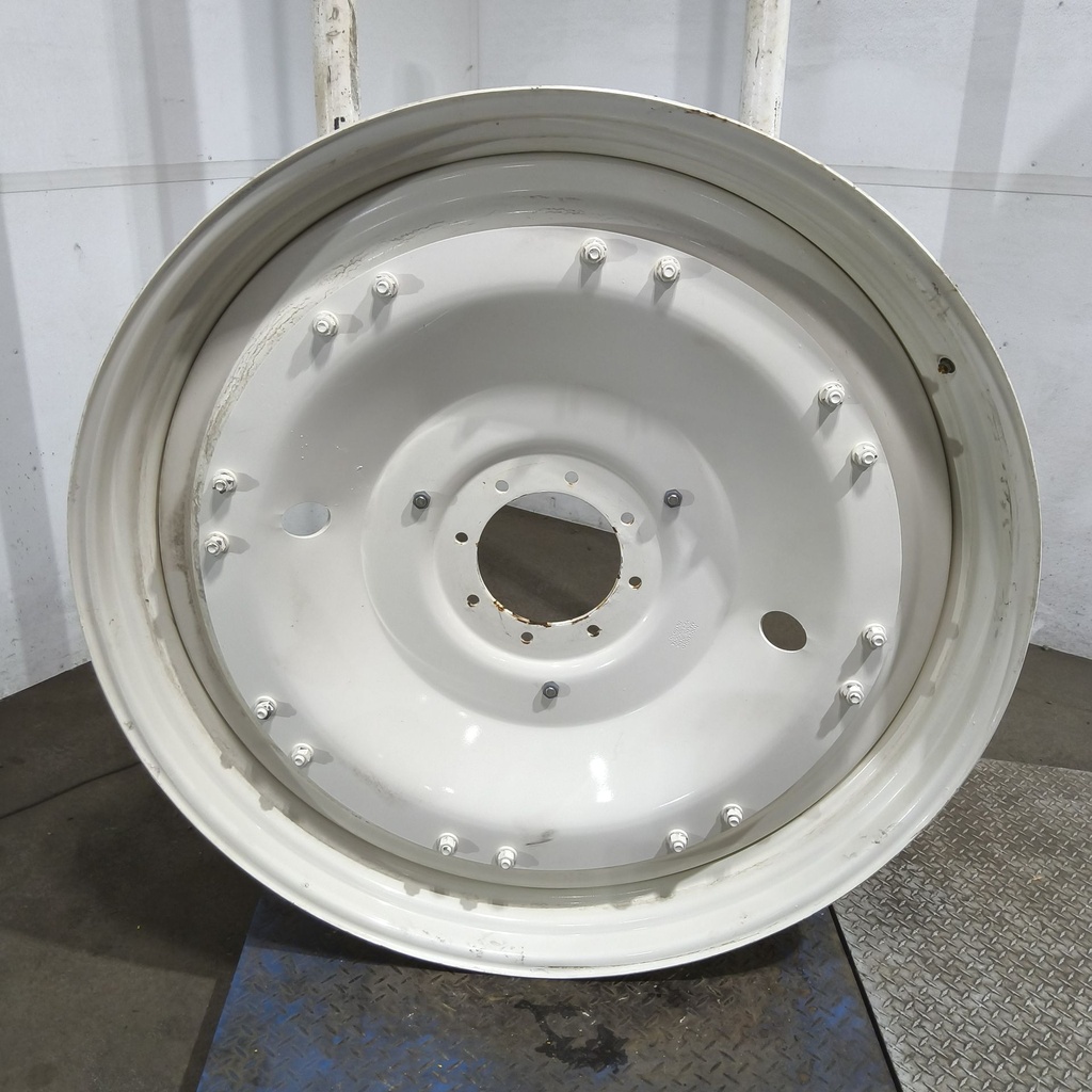 10"W x 50"D, Ford / New Holland White 16-Hole Stub Disc (groups of 2 bolts) , 1.75" Offset