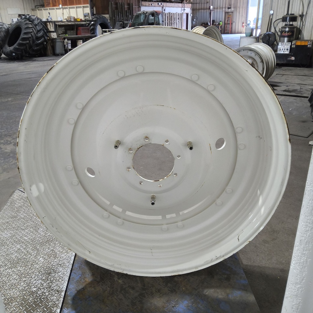 10"W x 50"D, Ford / New Holland White 16-Hole Stub Disc (groups of 2 bolts) , 1.75" Offset