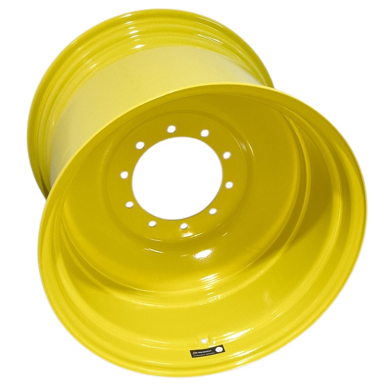 27"W x 32"D, John Deere Yellow 10-Hole Formed Plate , 1.38" Offset