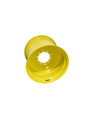 27"W x 32"D, John Deere Yellow 10-Hole Formed Plate , 1.38" Offset