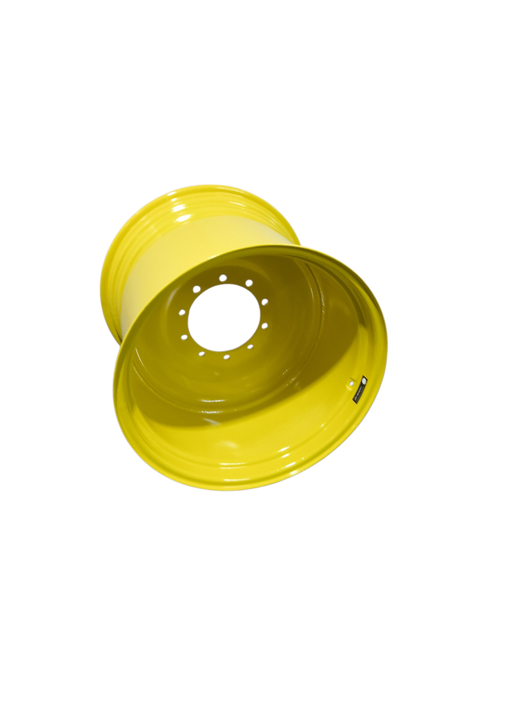 27"W x 32"D, John Deere Yellow 10-Hole Formed Plate , 3.56" Offset