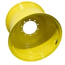27"W x 32"D, John Deere Yellow 10-Hole Formed Plate , 3.56" Offset