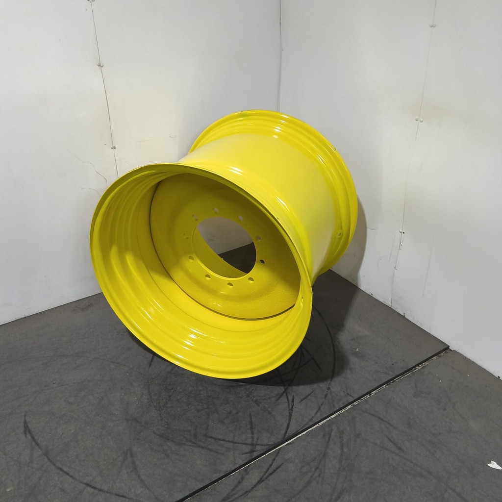 27"W x 32"D, John Deere Yellow 10-Hole Formed Plate , 3.56" Offset