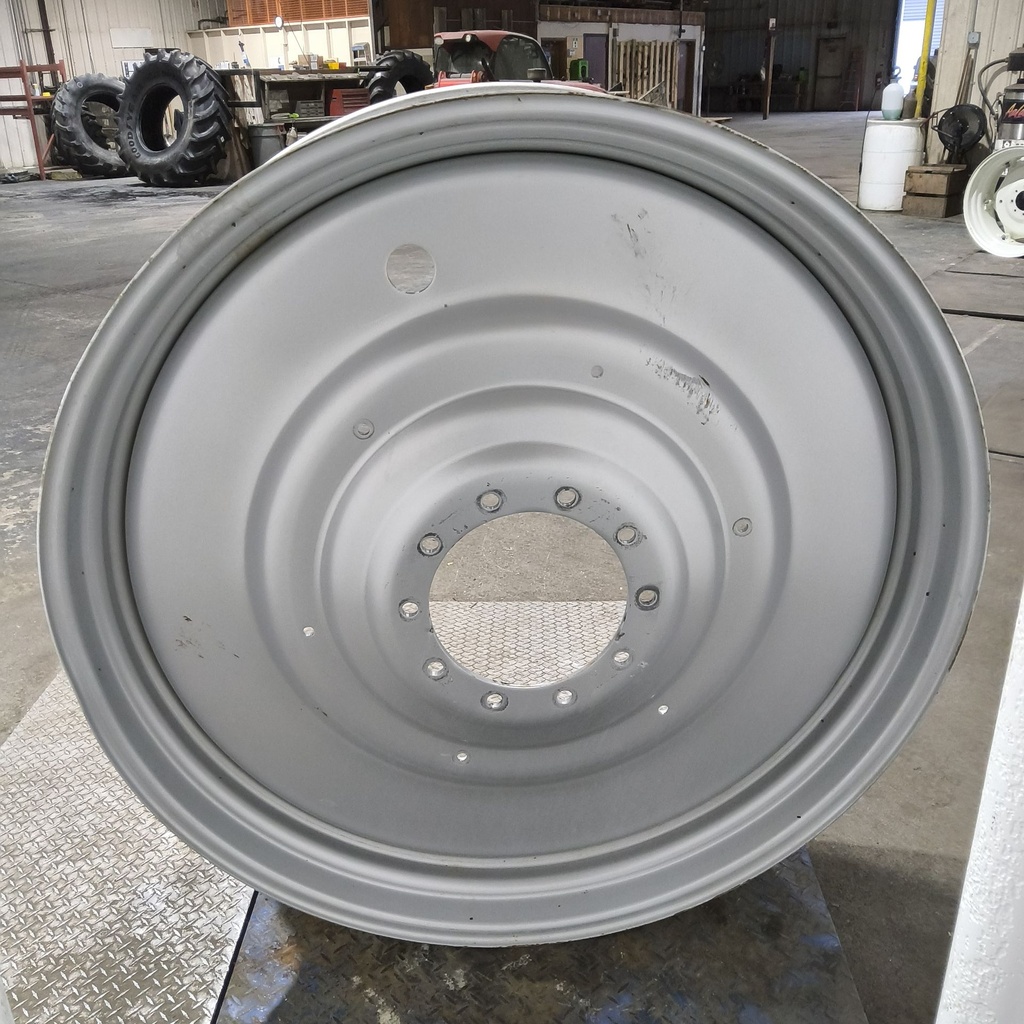 15"W x 50"D, Case IH Silver Mist 10-Hole Formed Plate , -9.25" Offset
