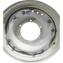 6-Hole Waffle Disc (Groups of 2 Bolts) Center for 24" Rim, Ford / New Holland White