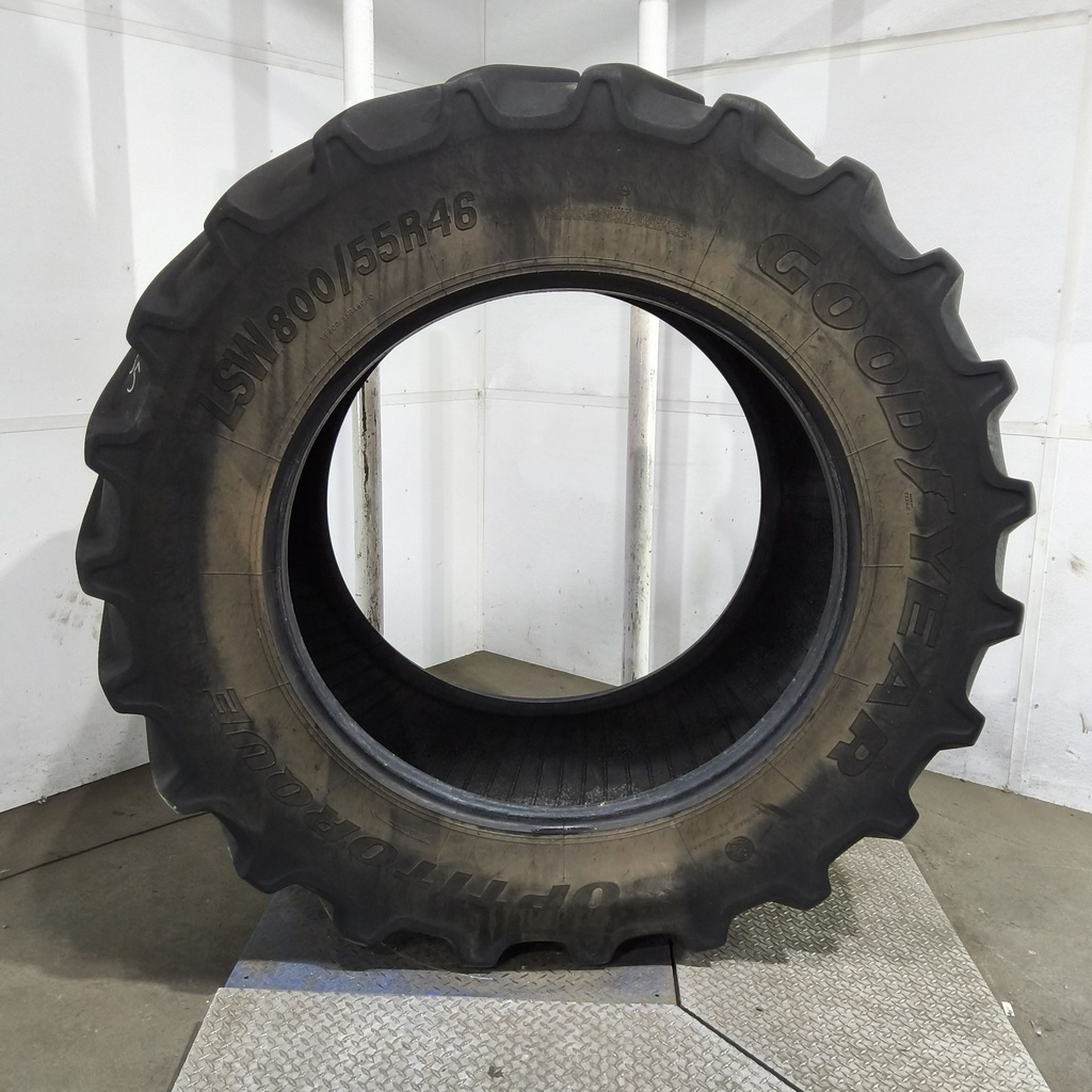 LSW800/55R46 Goodyear Farm OptiTorque R-1 190D 80%