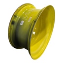 18"W x 42"D, John Deere Yellow 10-Hole Dolly Dual , -13.38" Offset
