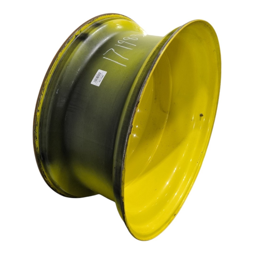 18"W x 42"D, John Deere Yellow 10-Hole Dolly Dual , -15.38" Offset
