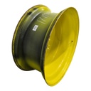 18"W x 42"D, John Deere Yellow 10-Hole Dolly Dual , -15.38" Offset