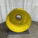 18"W x 42"D, John Deere Yellow 10-Hole Dolly Dual , -15.38" Offset