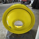 18"W x 42"D, John Deere Yellow 10-Hole Dolly Dual , -15.38" Offset