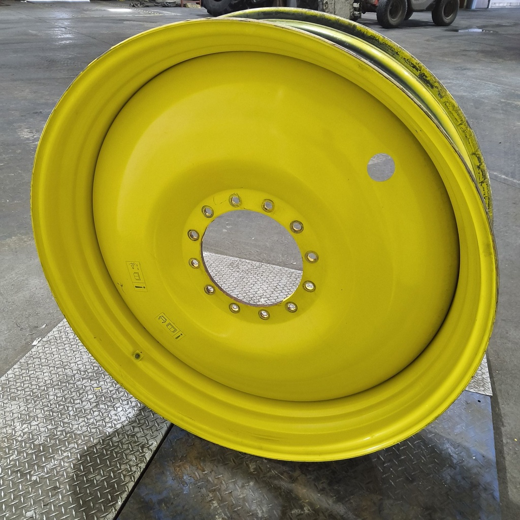 13"W x 46"D, John Deere Yellow 12-Hole Bubble Disc , 1.5" Offset