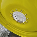 13"W x 46"D, John Deere Yellow 12-Hole Bubble Disc , 1.5" Offset