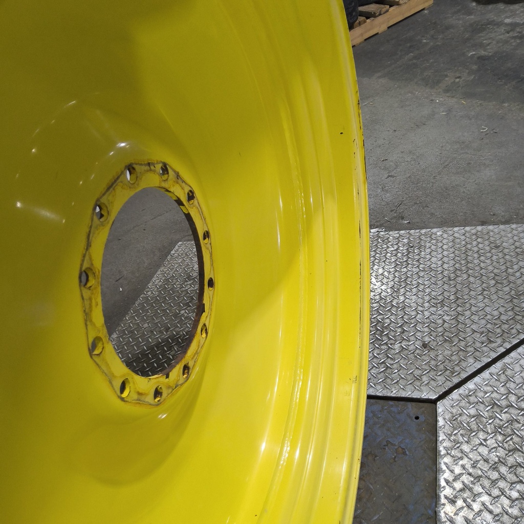 13"W x 46"D, John Deere Yellow 12-Hole Bubble Disc , 1.5" Offset