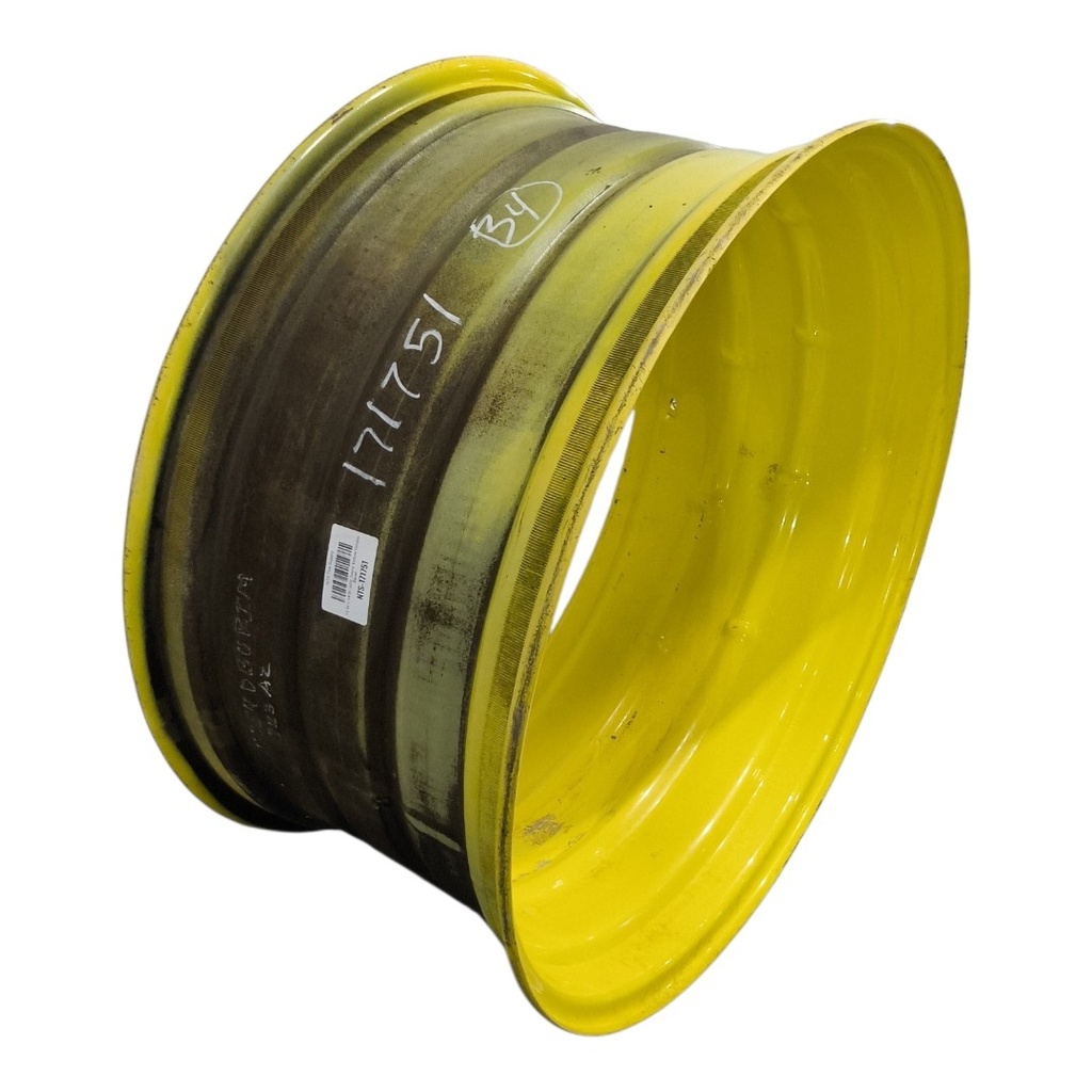 16"W x 34"D, John Deere Yellow Double Bevel