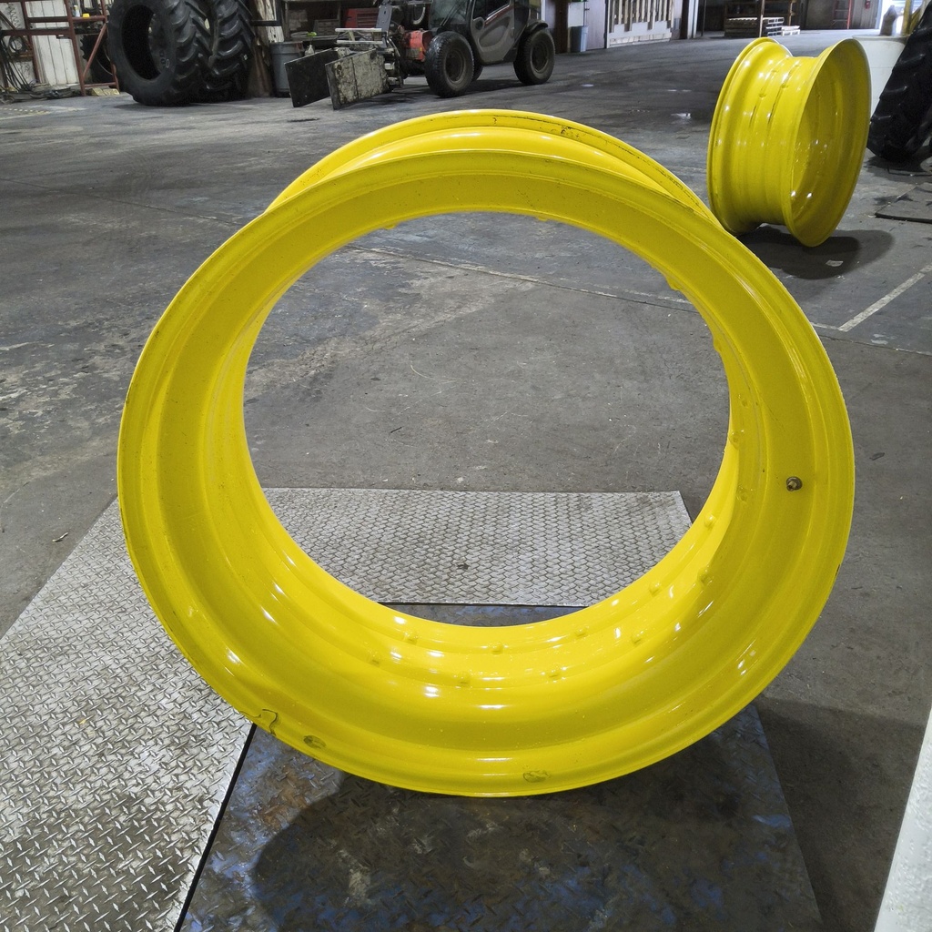 18"W x 42-38"D, John Deere Yellow Double Bevel Step-Up Rim