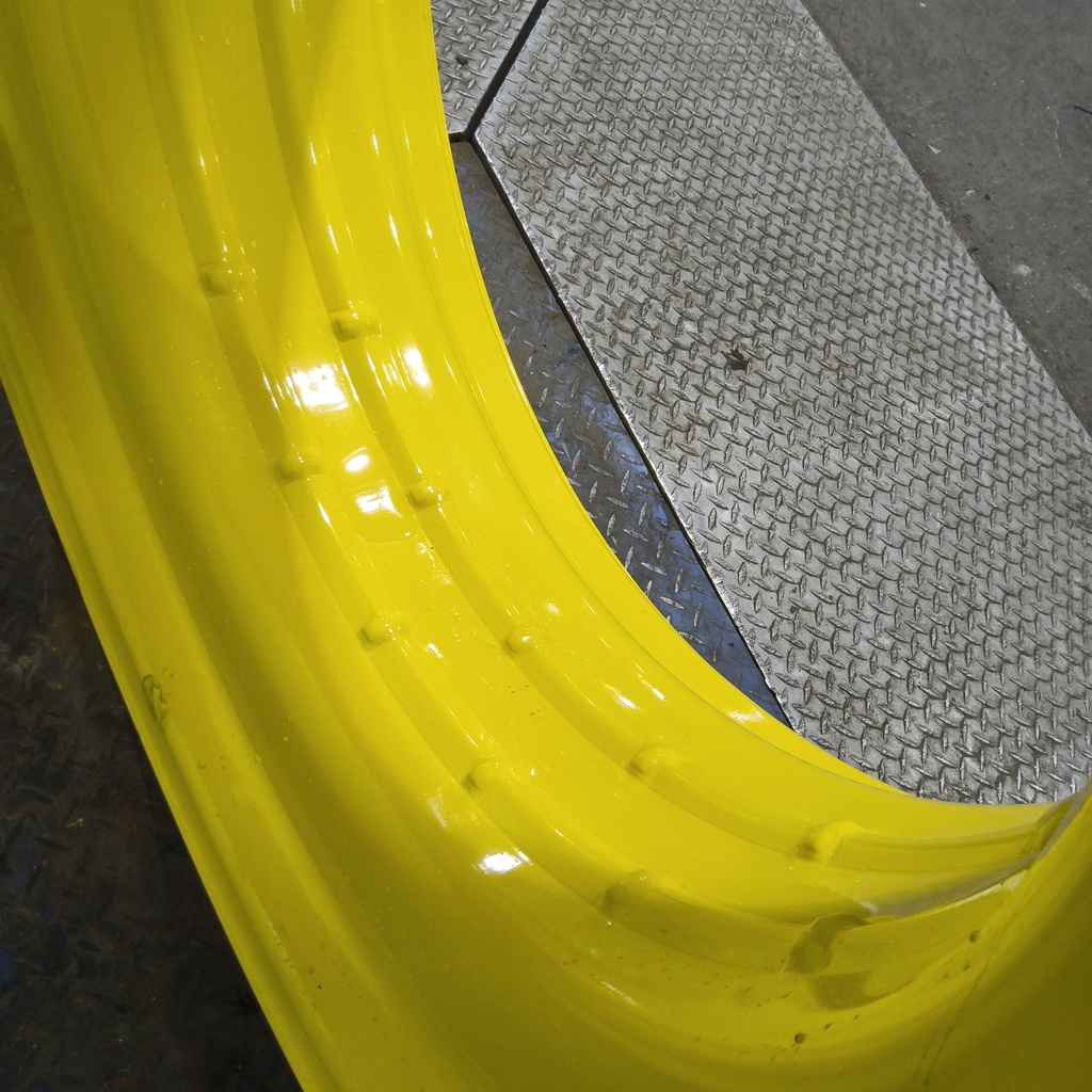 18"W x 42-38"D, John Deere Yellow Double Bevel Step-Up Rim
