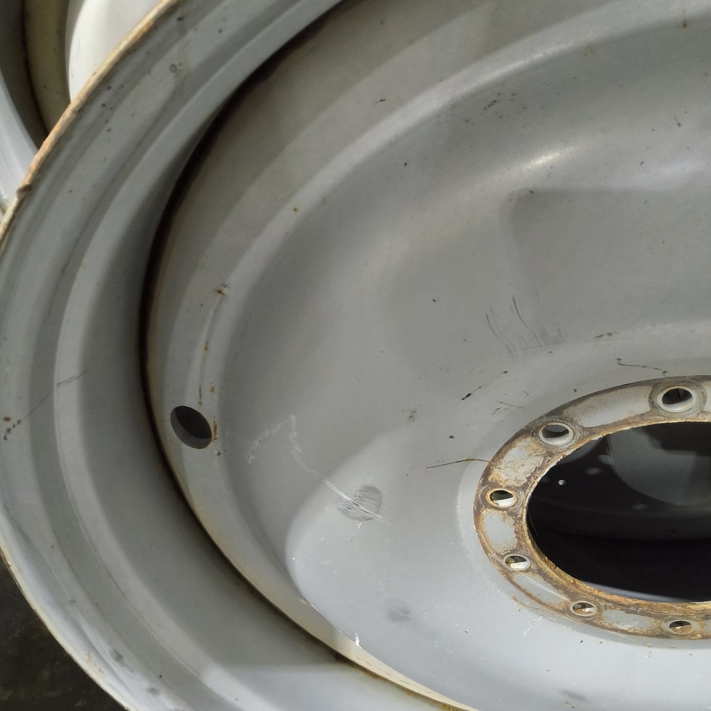 13"W x 46"D, Case IH Silver Mist 10-Hole Bubble Disc , 0.38" Offset