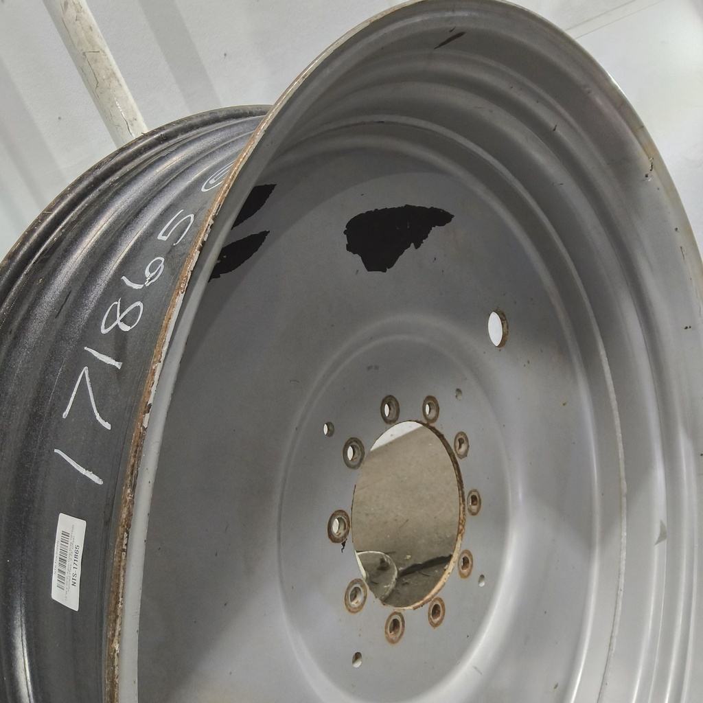 15"W x 50"D, Agco Corp Gray 10-Hole Formed Plate , 2.75" Offset