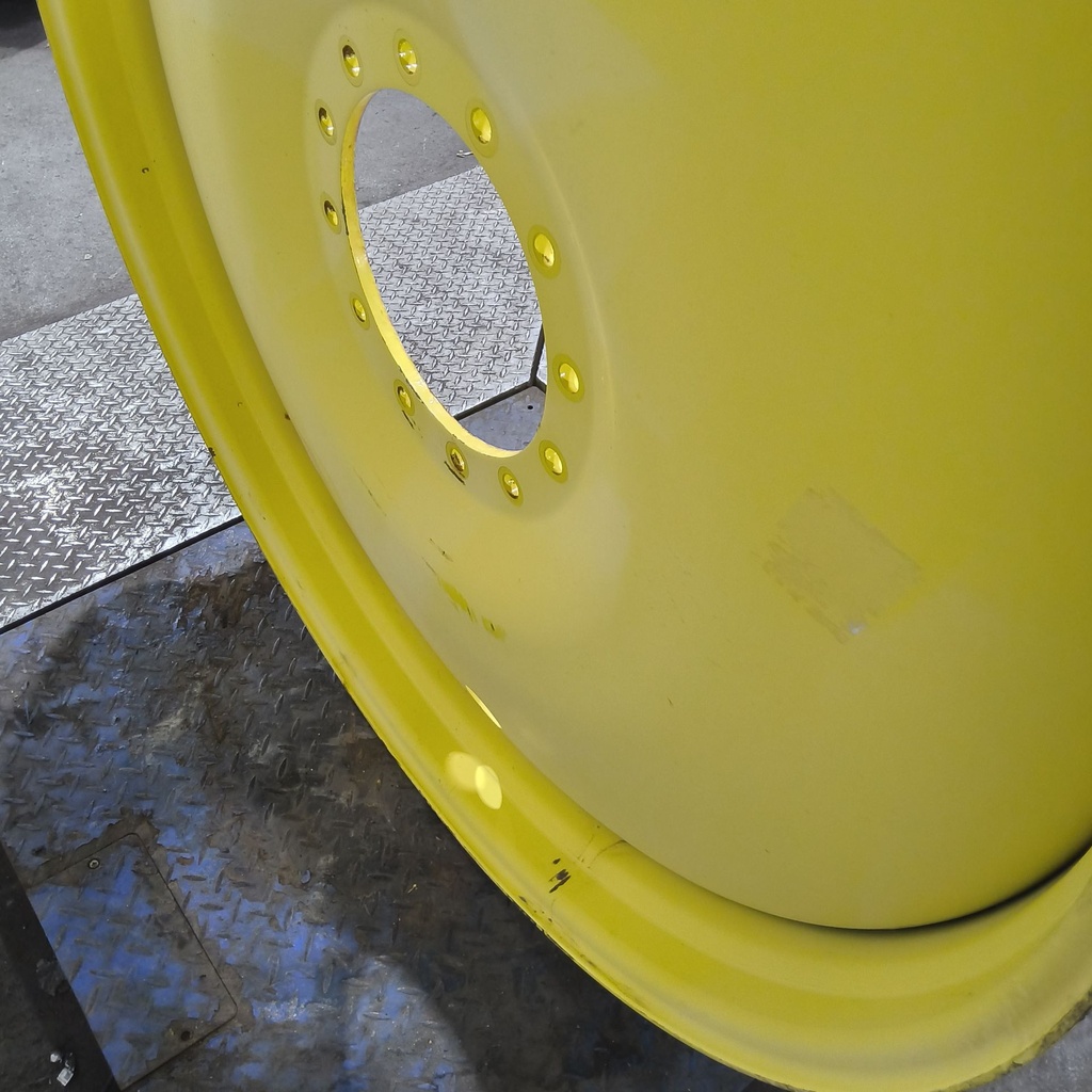 10"W x 50"D, John Deere Yellow 12-Hole Bubble Disc , 2.06" Offset