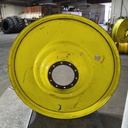 12"W x 54"D, John Deere Yellow 10-Hole Formed Plate , -9.25" Offset