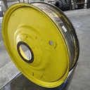 12"W x 54"D, John Deere Yellow 10-Hole Formed Plate , -9.25" Offset