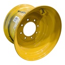 10.5"W x 17.5"D, Industrial Yellow 8-Hole Flat Plate , -0.25" Offset