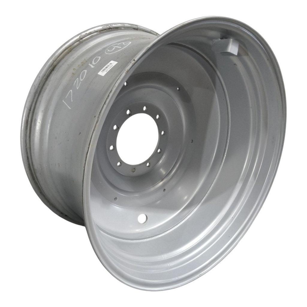 23"W x 42"D, Case IH Silver Mist 10-Hole Formed Plate , -7.88" Offset