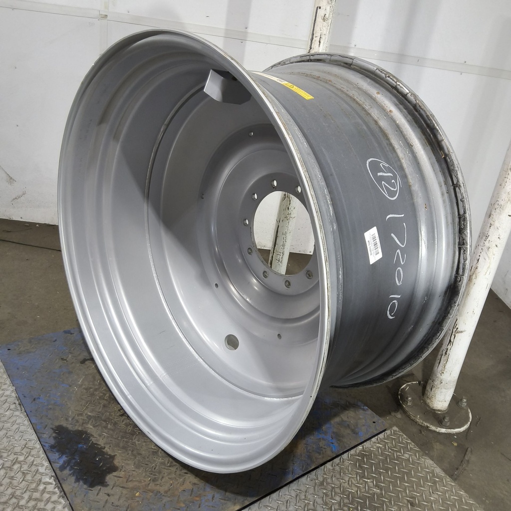 23"W x 42"D, Case IH Silver Mist 10-Hole Formed Plate , -7.88" Offset