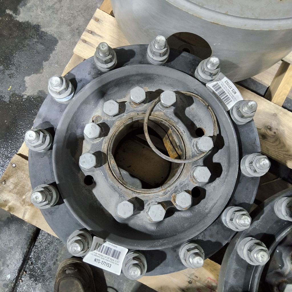 12-Hole Wedg-Lok OE Style, 5.62" (142.88mm) axle, Agco Corp Gray