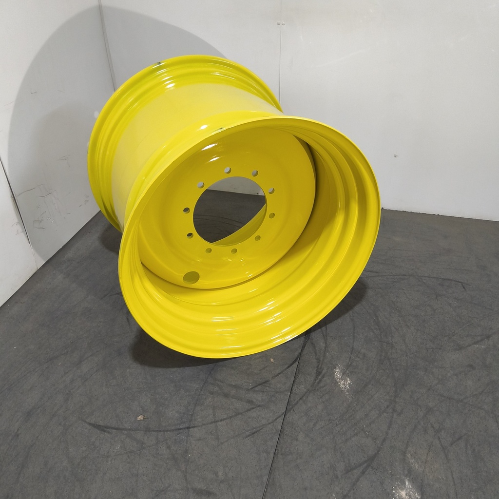 27"W x 32"D, John Deere Yellow 10-Hole Formed Plate , 2.75" Offset