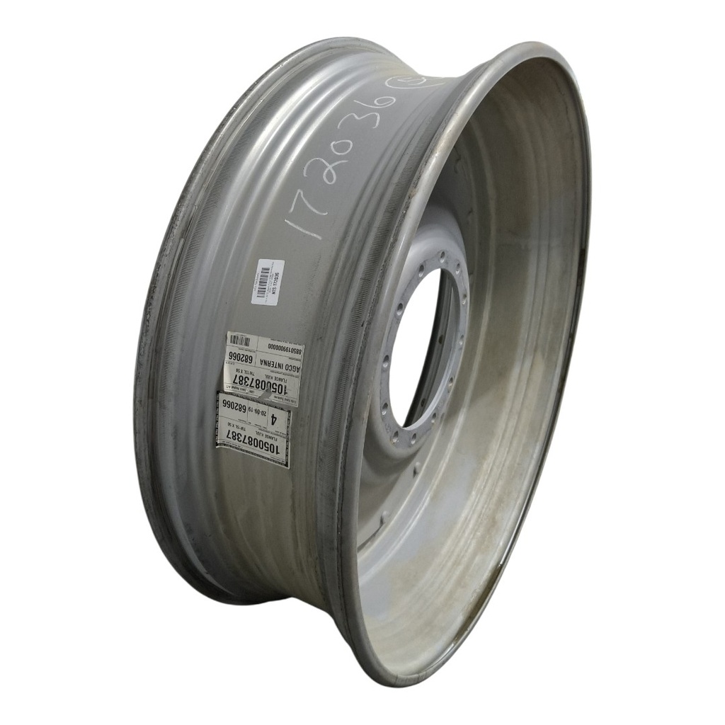 15"W x 50"D, Agco Corp Gray 16-Hole Stub Disc , 3.62" Offset