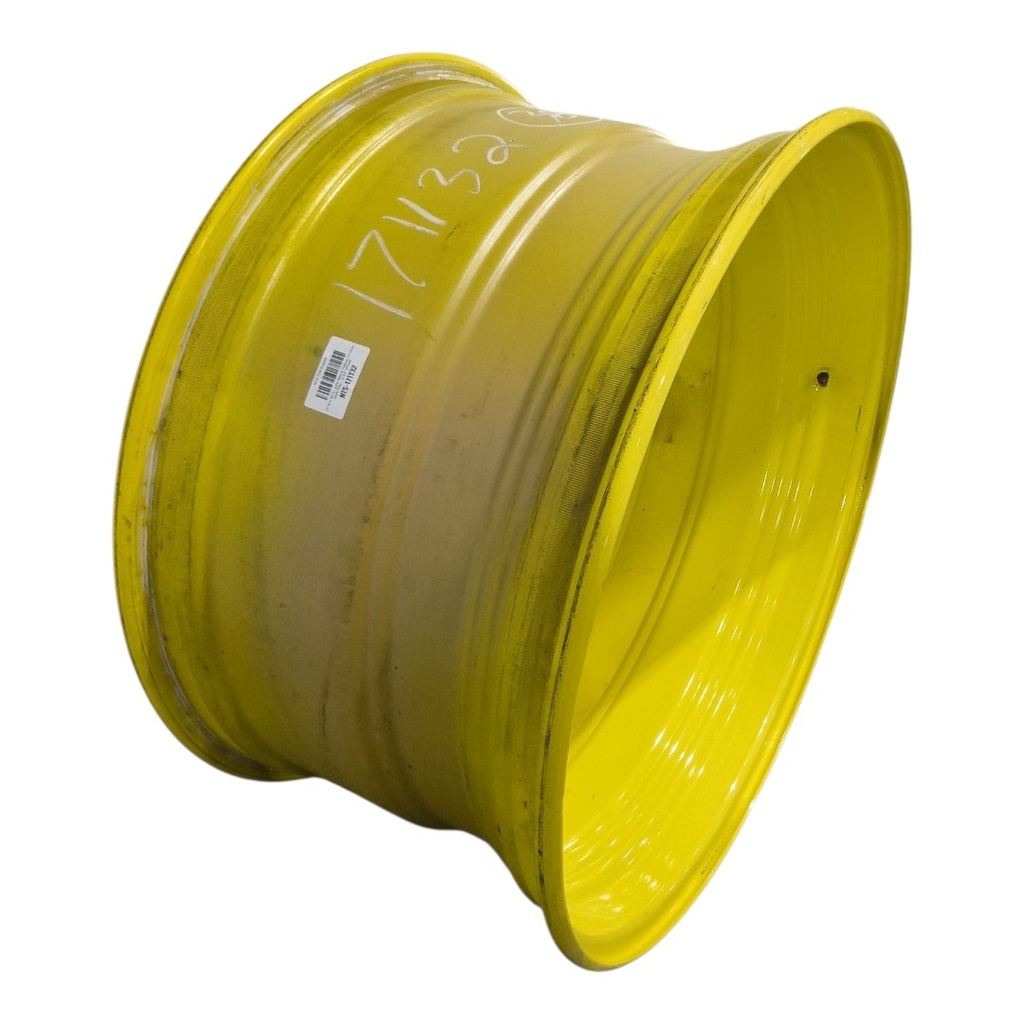 20"W x 38"D, John Deere Yellow 12-Hole Stub Disc , -3.62" Offset