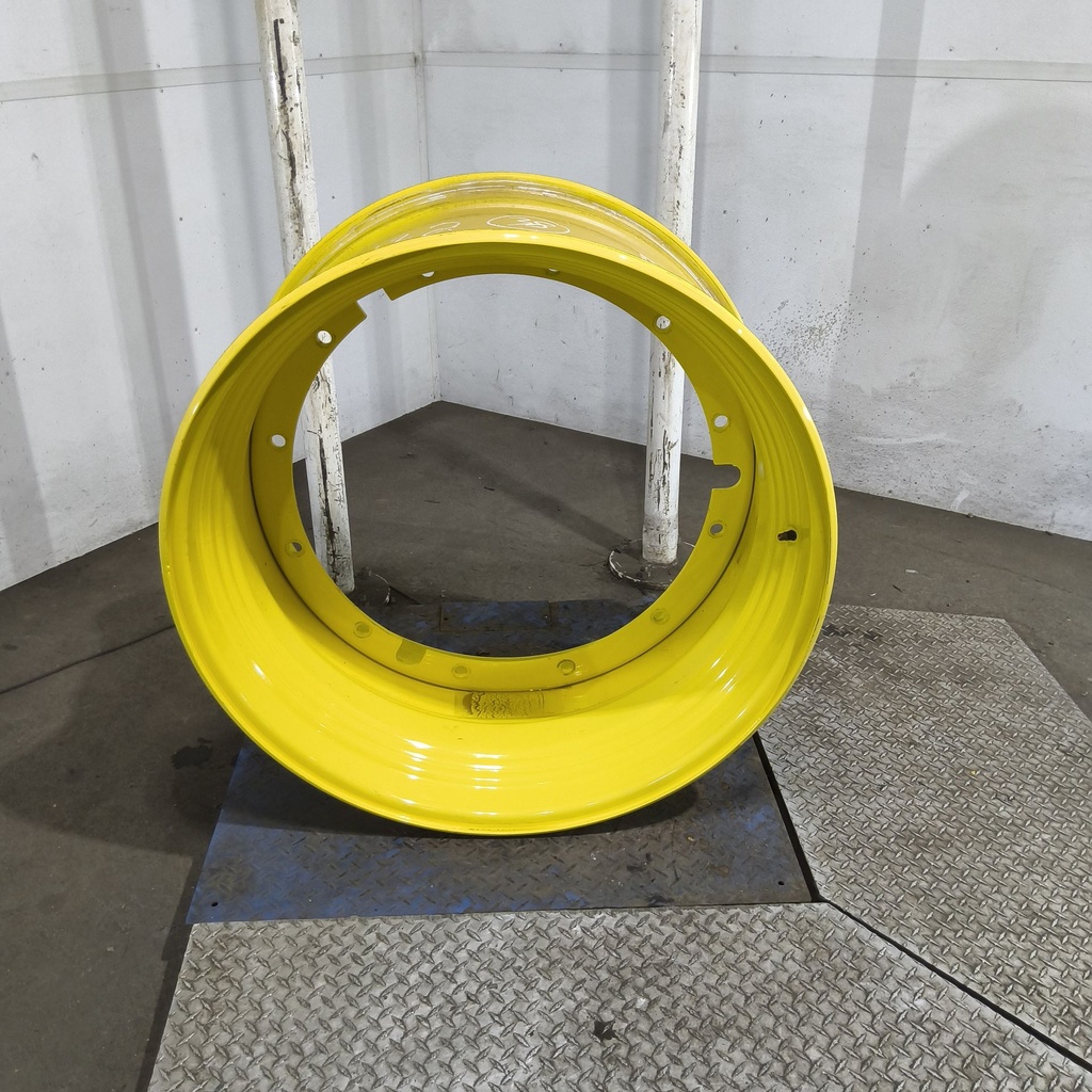 20"W x 38"D, John Deere Yellow 12-Hole Stub Disc , -3.62" Offset