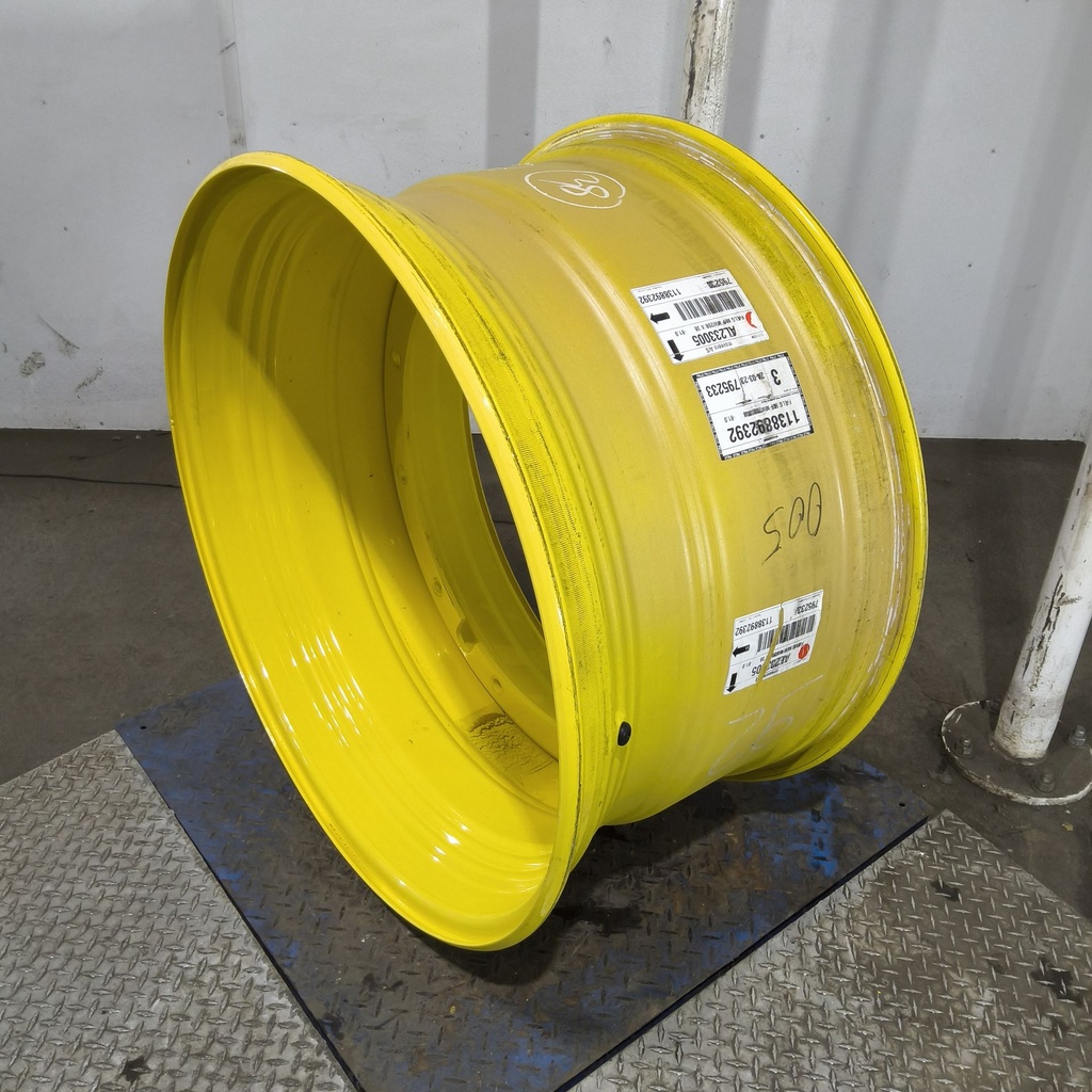20"W x 38"D, John Deere Yellow 12-Hole Stub Disc , -3.62" Offset