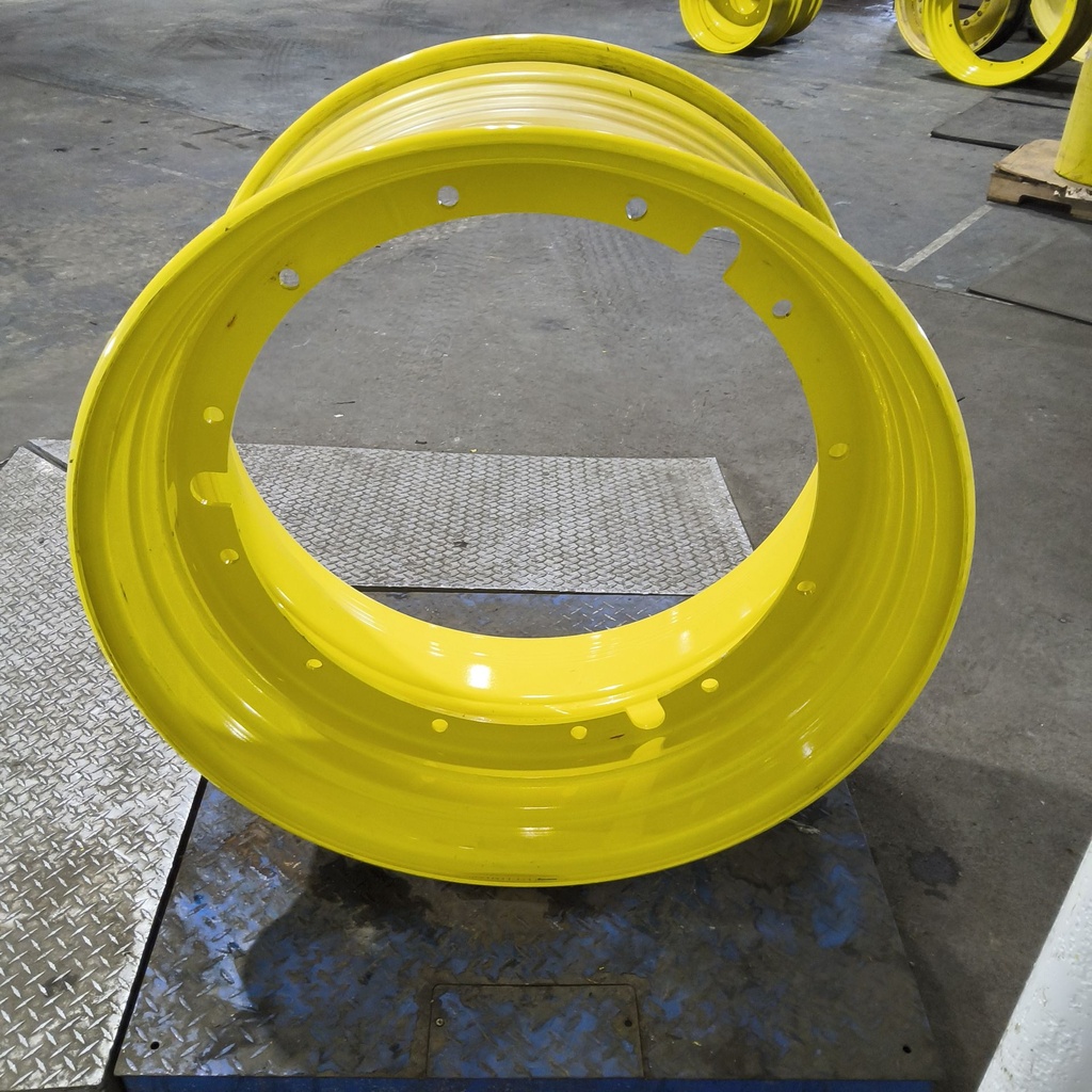 20"W x 38"D, John Deere Yellow 12-Hole Stub Disc , -3.62" Offset