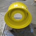 18"W x 28"D, John Deere Yellow 8-Hole Stub Disc , 2.56" Offset