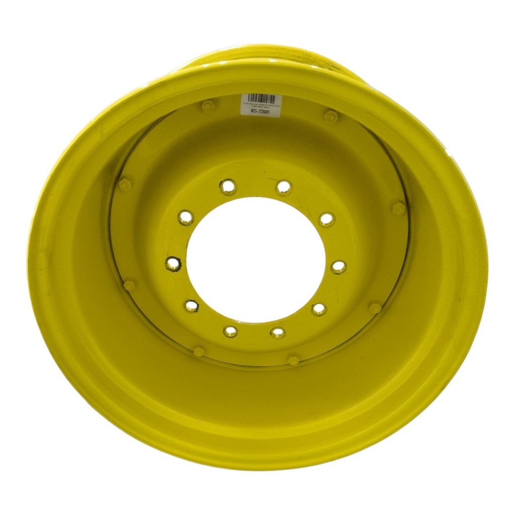 10-Hole Stub Disc Center for 28"-34" Rim, John Deere Yellow