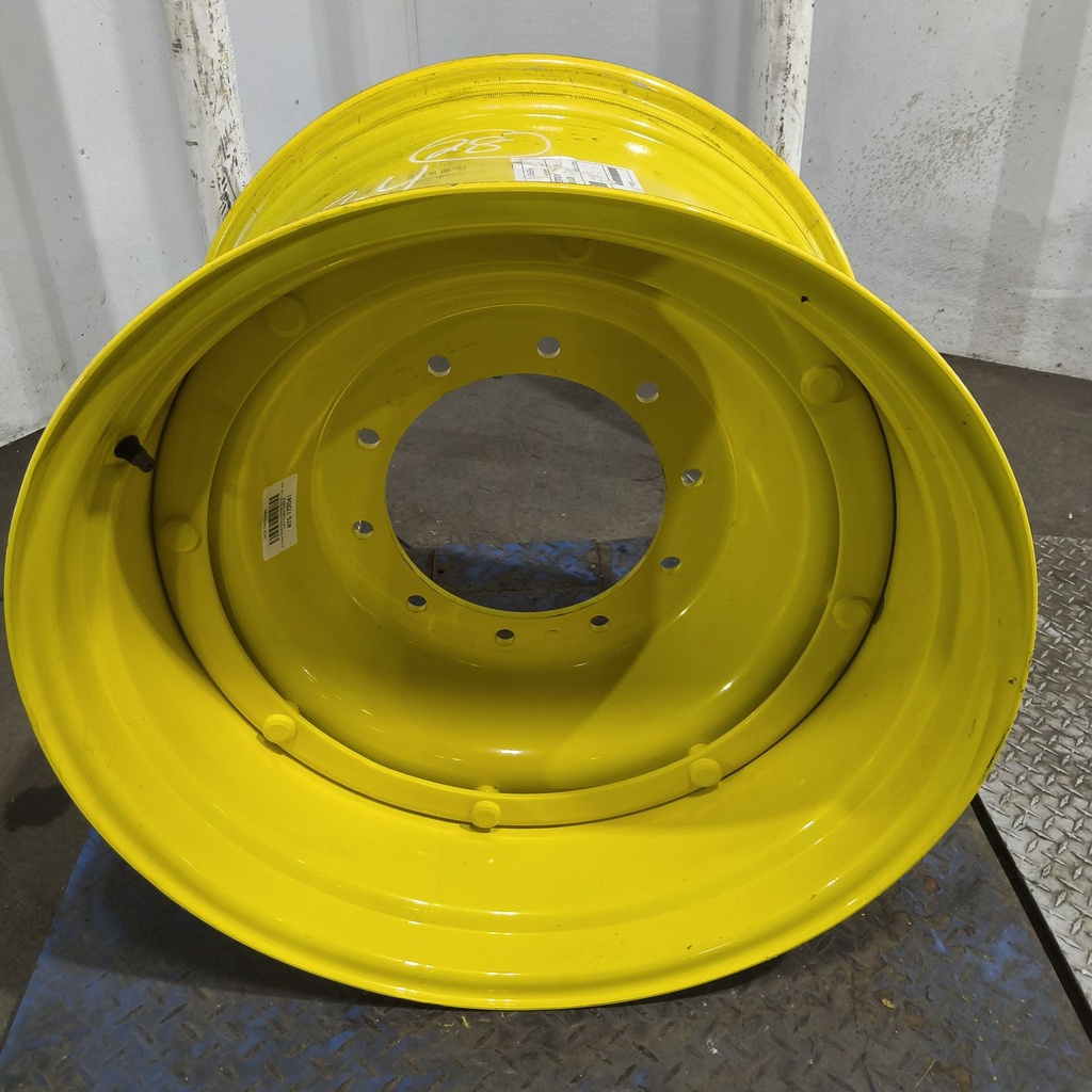 10-Hole Stub Disc Center for 28"-34" Rim, John Deere Yellow