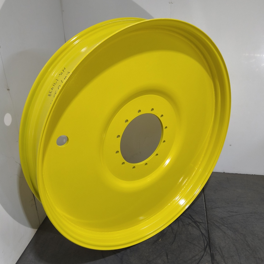 10"W x 54"D, John Deere Yellow 12-Hole Spun Disc Sprayer