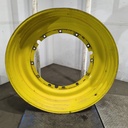 12"W x 50"D, John Deere Yellow 12-Hole Stub Disc , 6.38" Offset