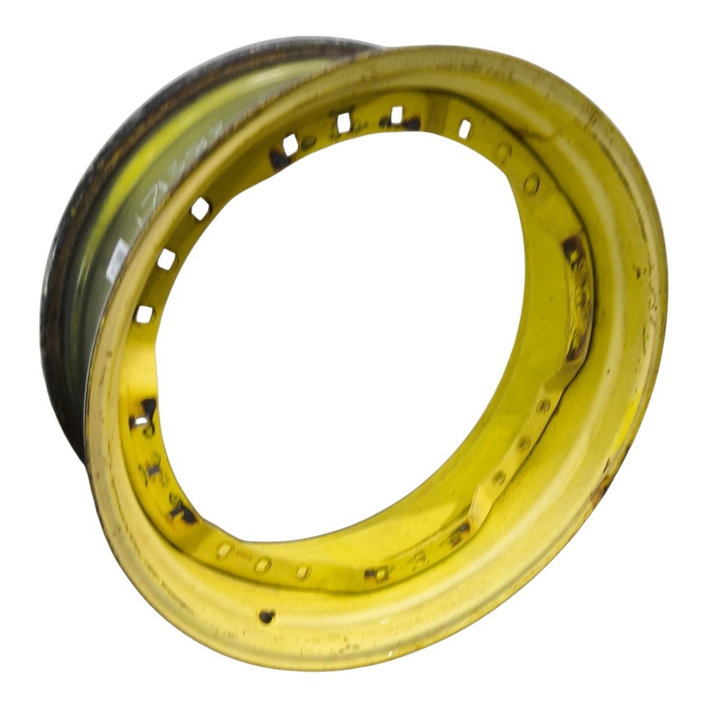 13"W x 34"D, John Deere Yellow 12-Hole Waffle Wheel (Groups of 2 Bolts)