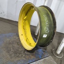 13"W x 34"D, John Deere Yellow 12-Hole Waffle Wheel (Groups of 2 Bolts)