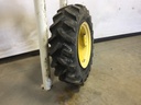 12.4/R24 Goodyear Farm Ultra Grip Radial R-1 on John Deere Yellow 8-Hole Rim with Clamp/U-Clamp (groups of 2 bolts) 90%