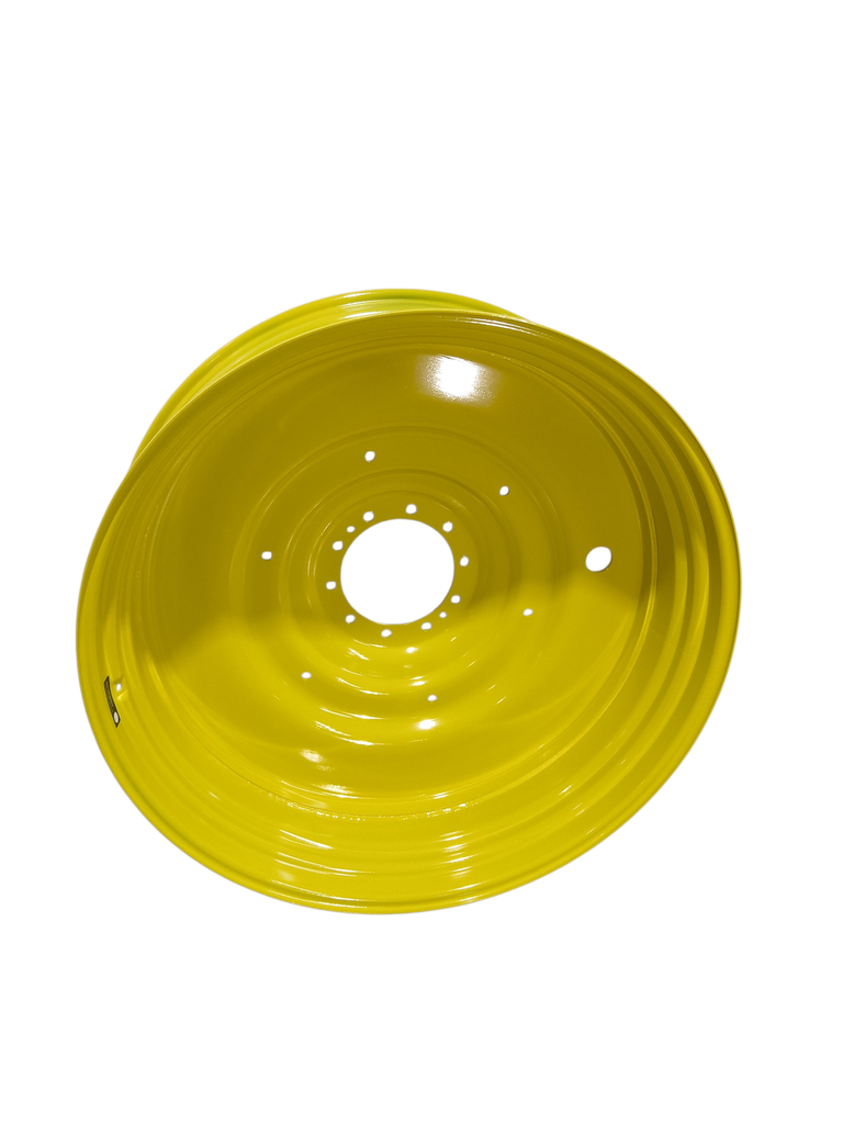 15"W x 50"D, John Deere Yellow 10-Hole Formed Plate , -8.75" Offset