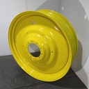 15"W x 50"D, John Deere Yellow 10-Hole Formed Plate , -8.75" Offset