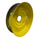 12"W x 54"D, John Deere Yellow 10-Hole Formed Plate , -9.25" Offset