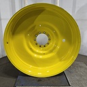 12"W x 54"D, John Deere Yellow 10-Hole Formed Plate , -9.25" Offset