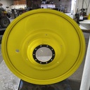 12"W x 54"D, John Deere Yellow 10-Hole Formed Plate , -9.25" Offset