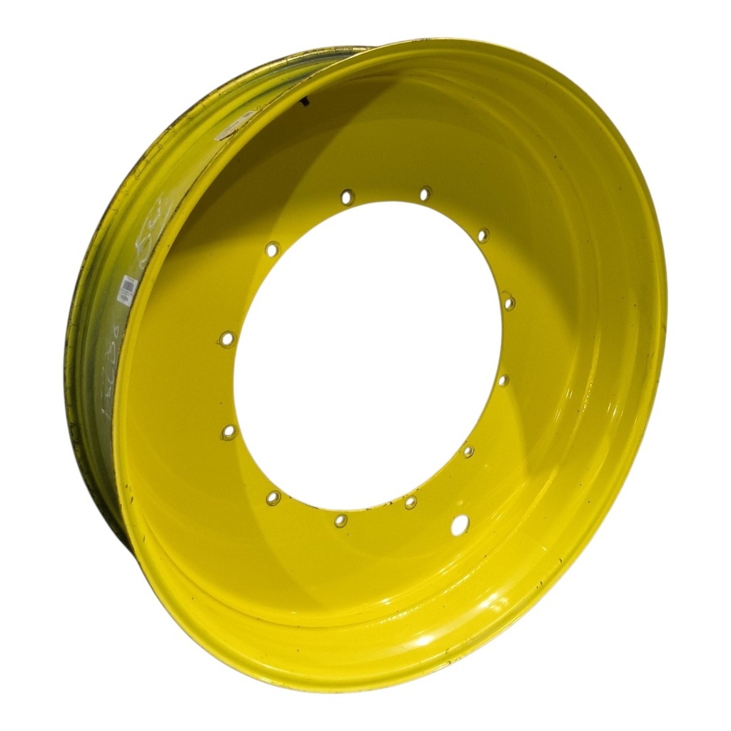 12"W x 54"D, John Deere Yellow 12-Hole Stub Disc , -3.38" Offset